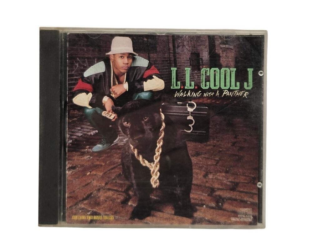 L.L. Cool J Walking With A Panther Tested & Working CD 1989 Def Jam Pre-owned